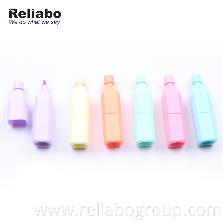 Reliabo Hot Promotional Cute Shape Classic Highlighters Markers Pen